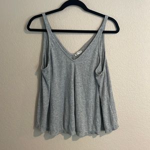 Free people grey intimately tank top size small